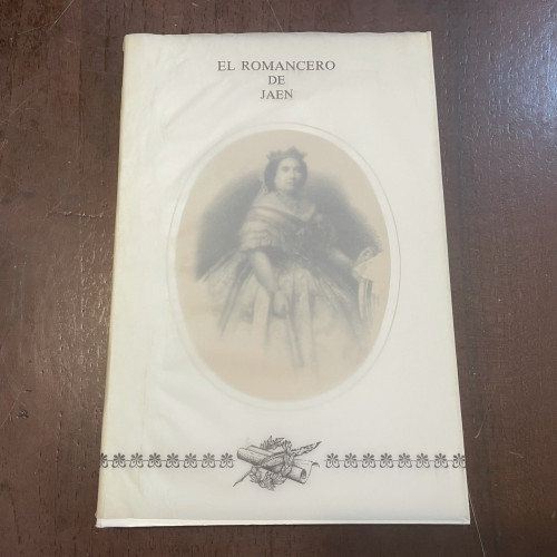 Portada del libro de El romancero de Jaén (Facsímil 1862)