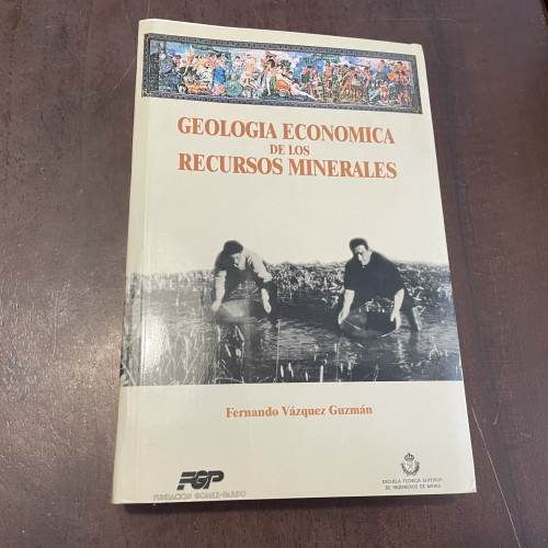 Portada del libro de Geología económica de los recursos minerales