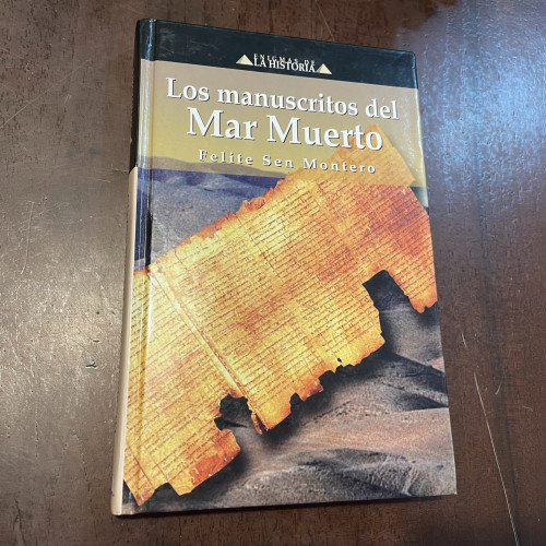 Portada del libro de Los manuscritos del Mar Muerto