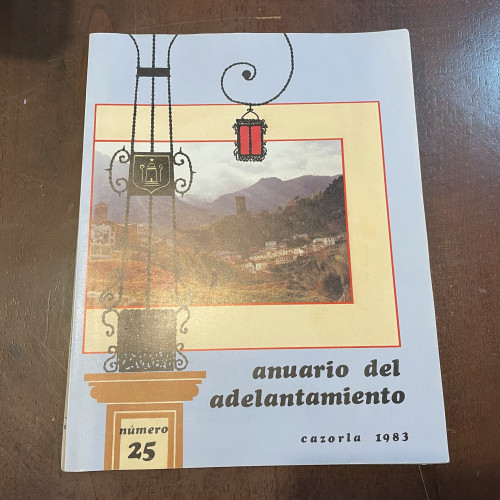 Portada del libro de Anuario del adelantamiento nº 25. Cazorla 1983