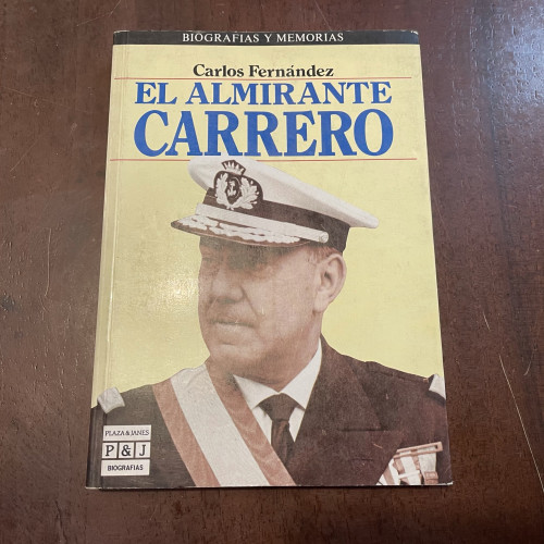 Portada del libro de El almirante Carrero