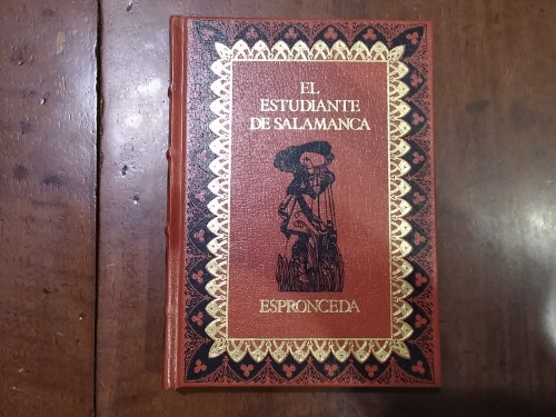 Portada del libro de El estudiante de Salamanca