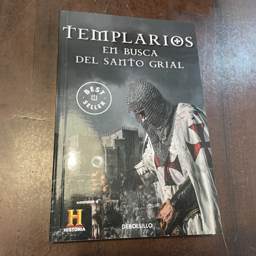 Portada del libro de Templarios. En busca del Santo Grial