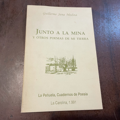 Portada del libro de Junto a la mina y otros poemas de mi tierra