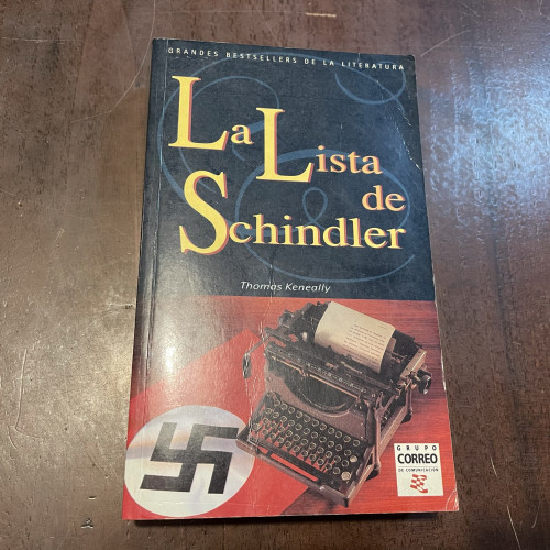 Portada del libro de La lista de Schindler