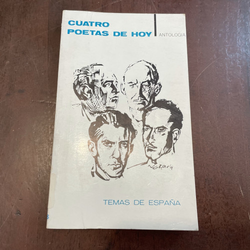 Portada del libro de Cuatro poetas de hoy