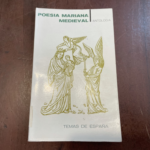 Portada del libro de Poesía mariana medieval