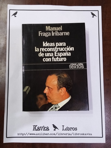 Portada del libro de Ideas para la reconstrucción de una España con futuro