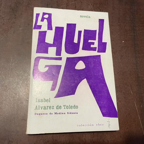 Portada del libro de La huelga