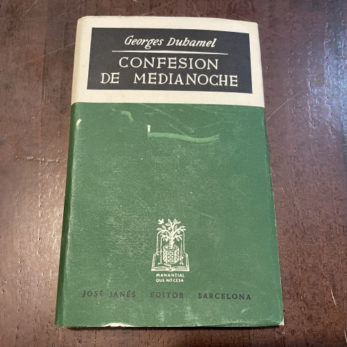 Portada del libro de Confesión de medianoche