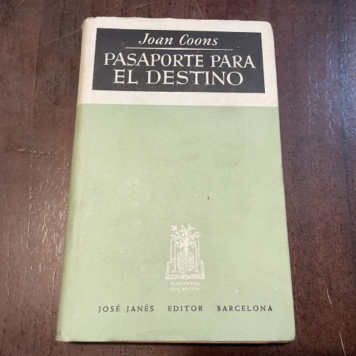 Portada del libro de Pasaporte para el destino