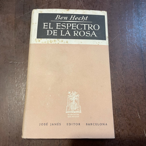 Portada del libro de El espectro de la rosa