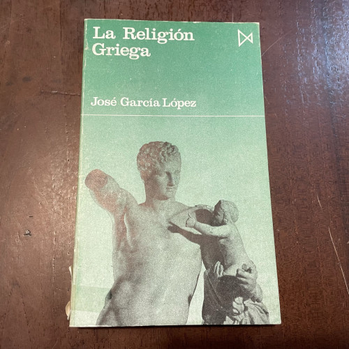 Portada del libro de La religión griega