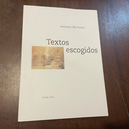 Portada del libro de Textos escogidos