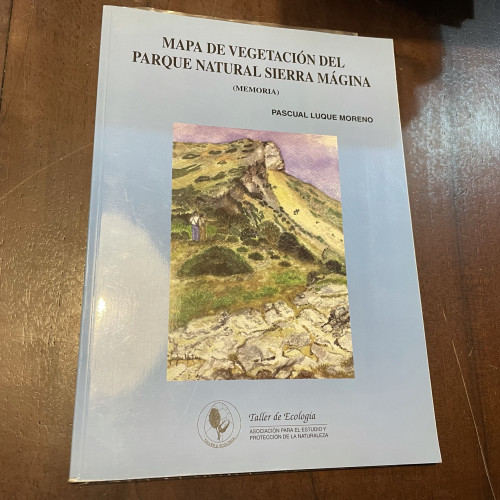 Portada del libro de Mapa de vegetación del Parque Natural Sierra Mágina (Memoria)