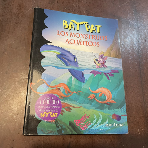 Portada del libro de Bat Pat. Los monstruos acuáticos