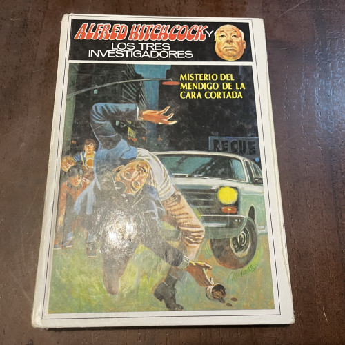 Portada del libro de Misterio del mendigo de la cara cortada