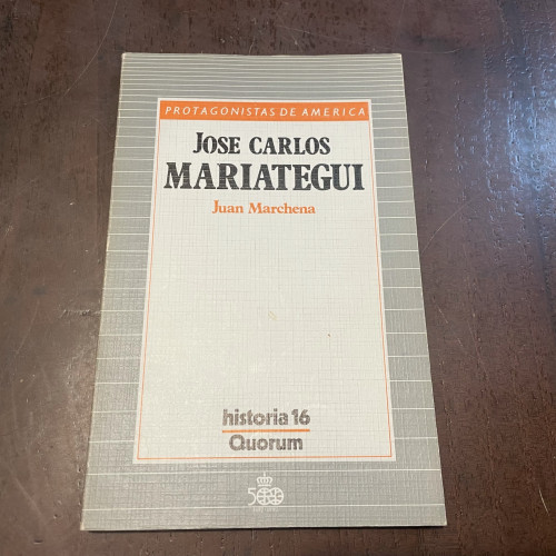 Portada del libro de José Carlos Mariategui