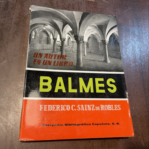 Portada del libro de Balmes