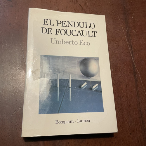 Portada del libro de El péndulo de Foucault