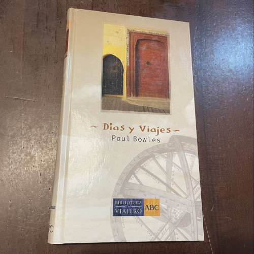 Portada del libro de Días y viajes