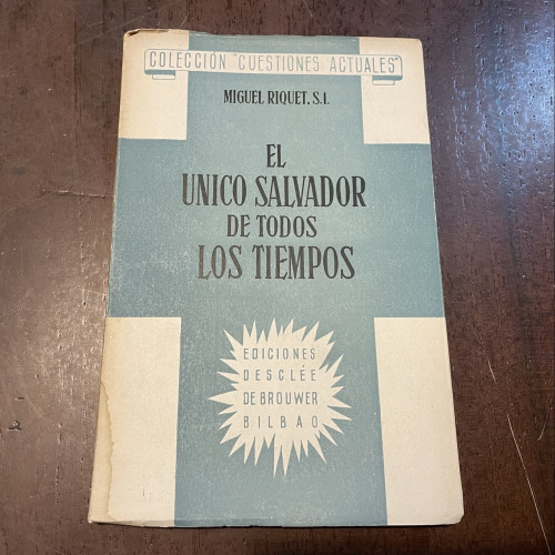 Portada del libro de El único salvador de todos los tiempos