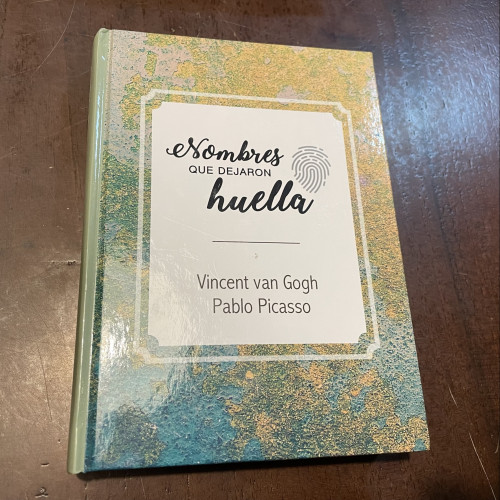 Portada del libro de Vincent van Gogh. Pablo Picasso. Nombres que dejaron huella