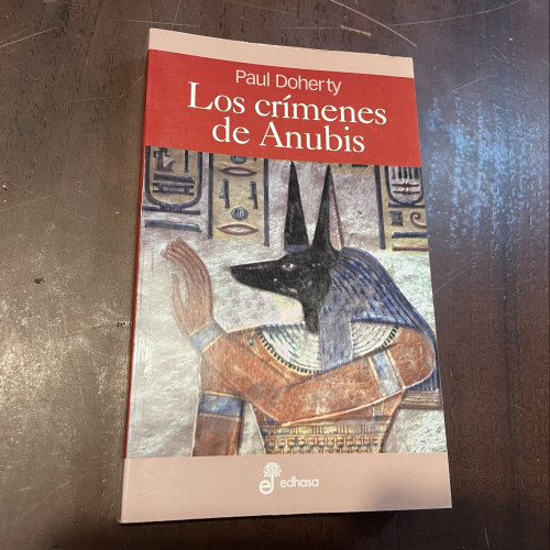 Portada del libro de Los crímenes de Anubis