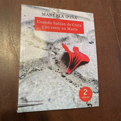 Portada del libro de Cuando hablan de Creta y yo estoy en Marte