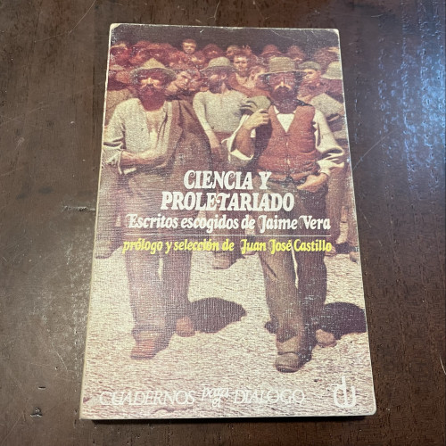 Portada del libro de Ciencia y proletariado