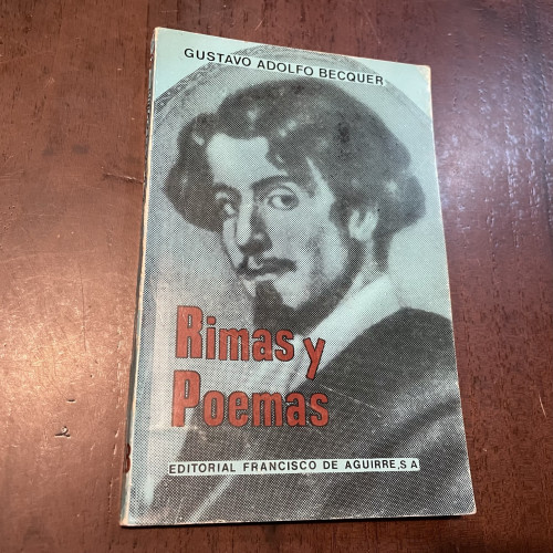 Portada del libro de Rimas y poemas