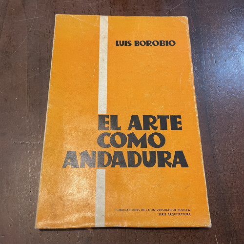 Portada del libro de El arte como andadura