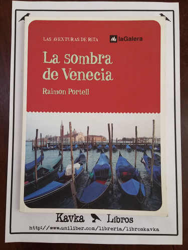 Portada del libro de La sombra de Venecia