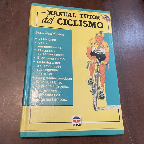 Portada del libro de Manual Tutor del ciclismo