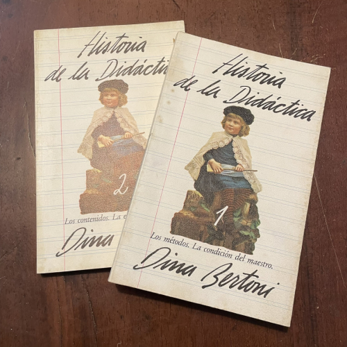 Portada del libro de Historia de la Didáctica. 2 vols