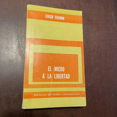 Portada del libro de El miedo a la libertad