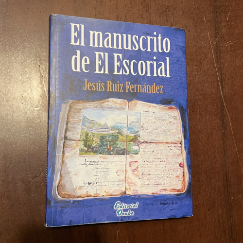 Portada del libro de El manuscrito de El Escorial
