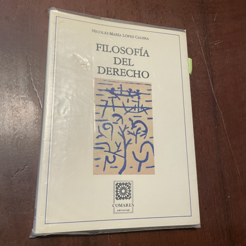 Portada del libro de Filosofía del derecho