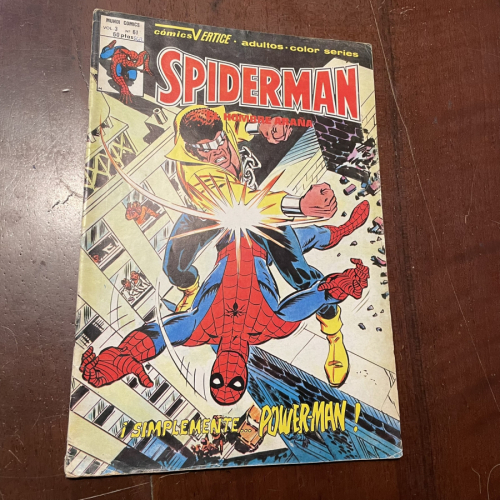 Portada del libro Spiderman Vol 3 nº 61. ¡Simplemente Power-Man!