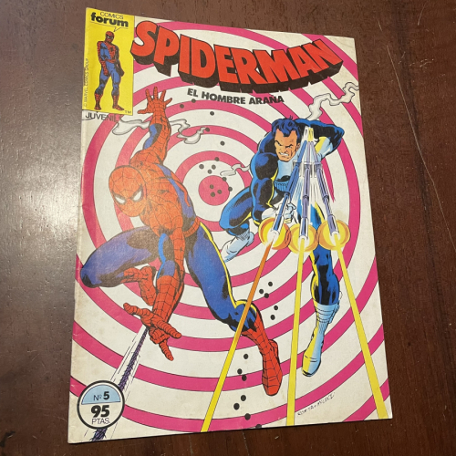 Portada del libro Spiderman nº 5 ¡Cazador!