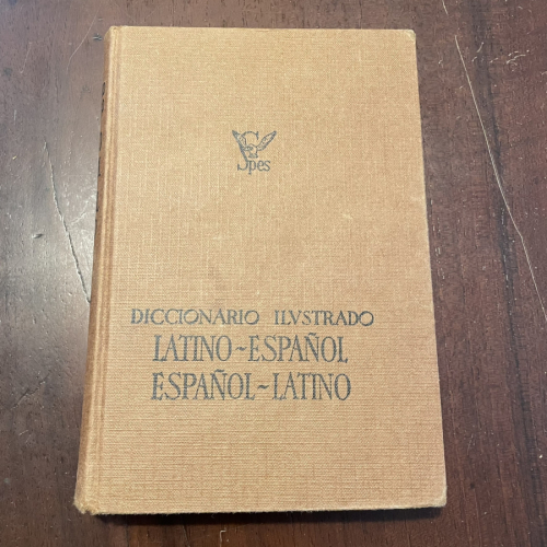 Portada del libro Diccionario ilustrado Latino-Español. Español-Latino