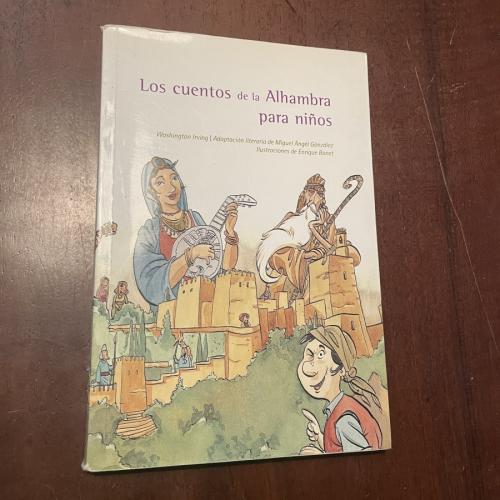 Portada del libro Los cuentos de la Alhambra para niños