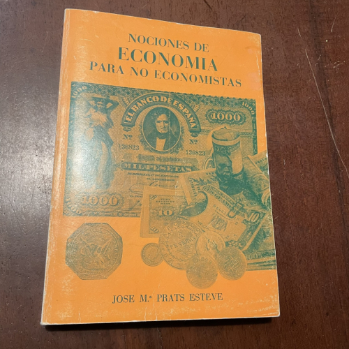 Portada del libro de Nociones de economía para no economistas