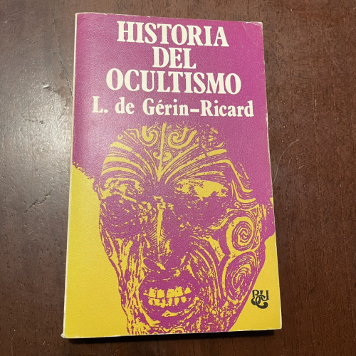 Portada del libro de Historia del Ocultismo