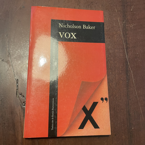 Portada del libro Vox (spanish)