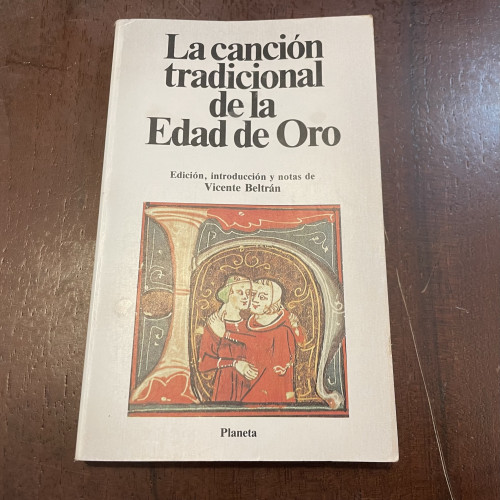 Portada del libro de La canción tradicional de la Edad de Oro