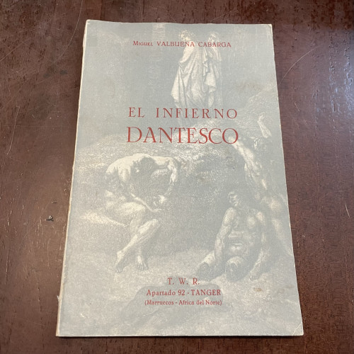 Portada del libro de El infierno dantesco