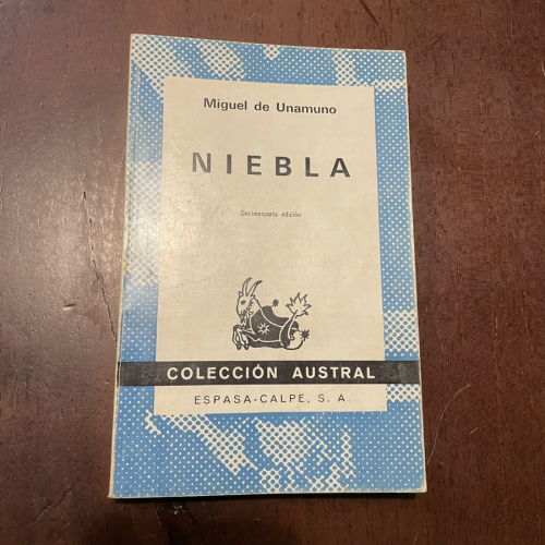 Portada del libro de Niebla