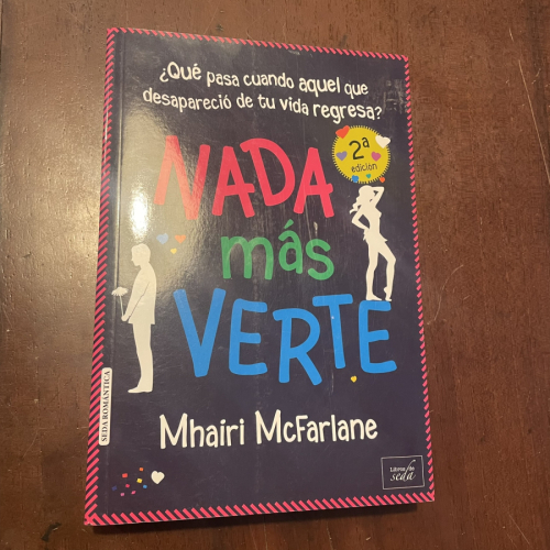 Portada del libro de Nada más verte