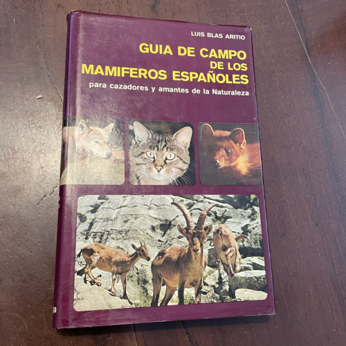 Portada del libro Guía de campo de los mamíferos españoles para cazadores y amantes de la Naturaleza